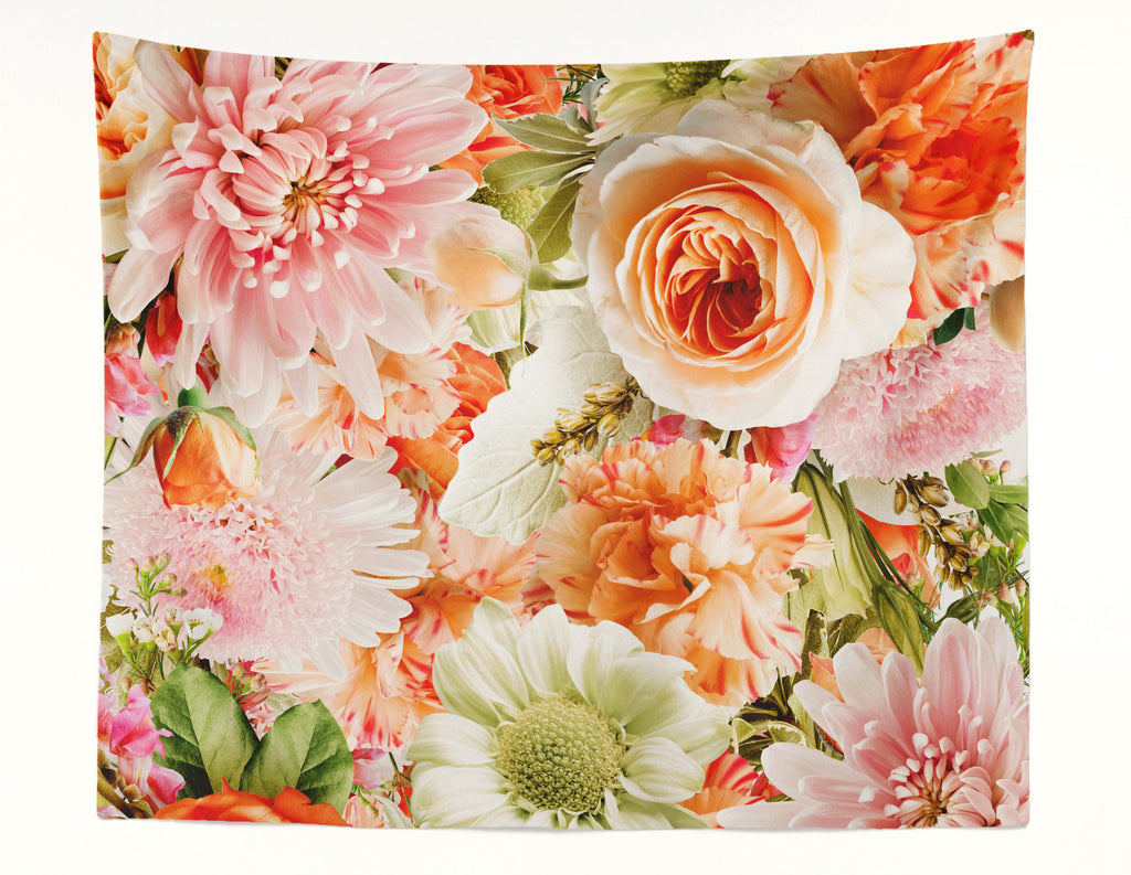 Fantasy Floral Wall Tapestry