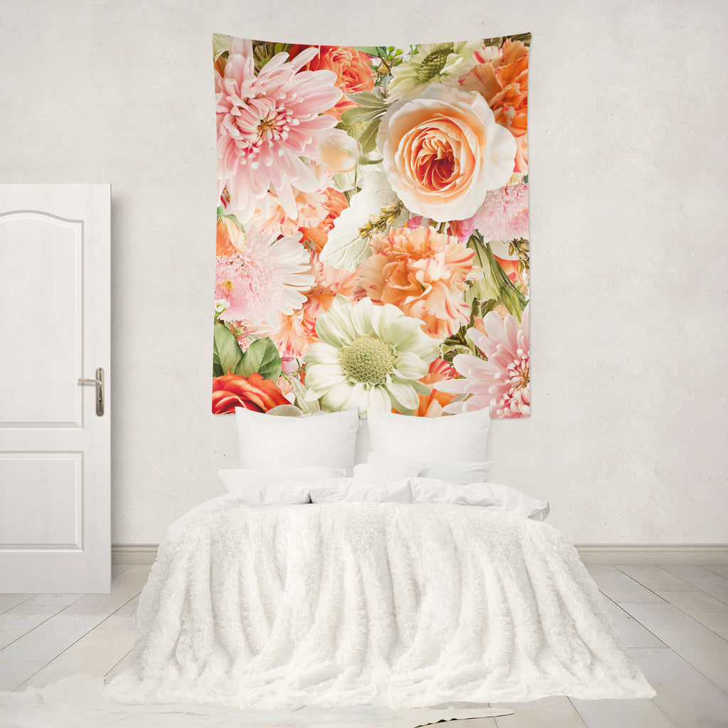 Fantasy Floral Wall Tapestry