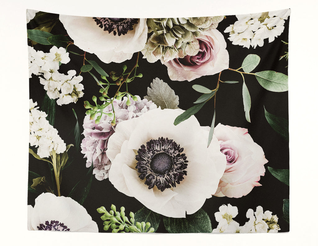 Floral Splendor Wall Tapestry