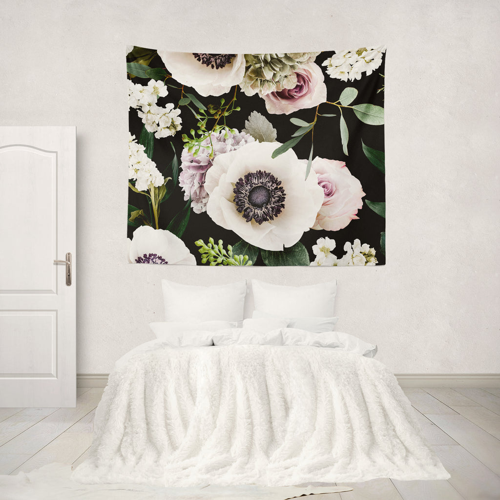 Floral Splendor Wall Tapestry