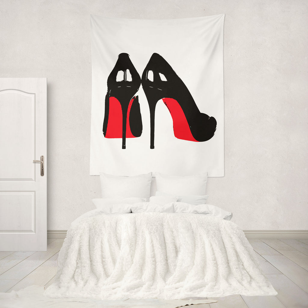 Glam Diva Heels Wall Tapestry
